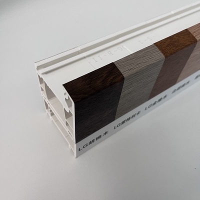 GKBM Yeni 60B Laminated UPVC Casement Pencere Profilleri Ses Izolasyonu