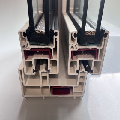 GKBM 92 UPVC Kaydırma Pencere Profili Dört Oda Isıtma